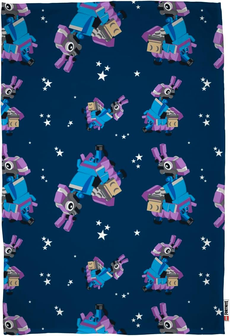 LEGO Fortnite Brick Life fleece throw blanket