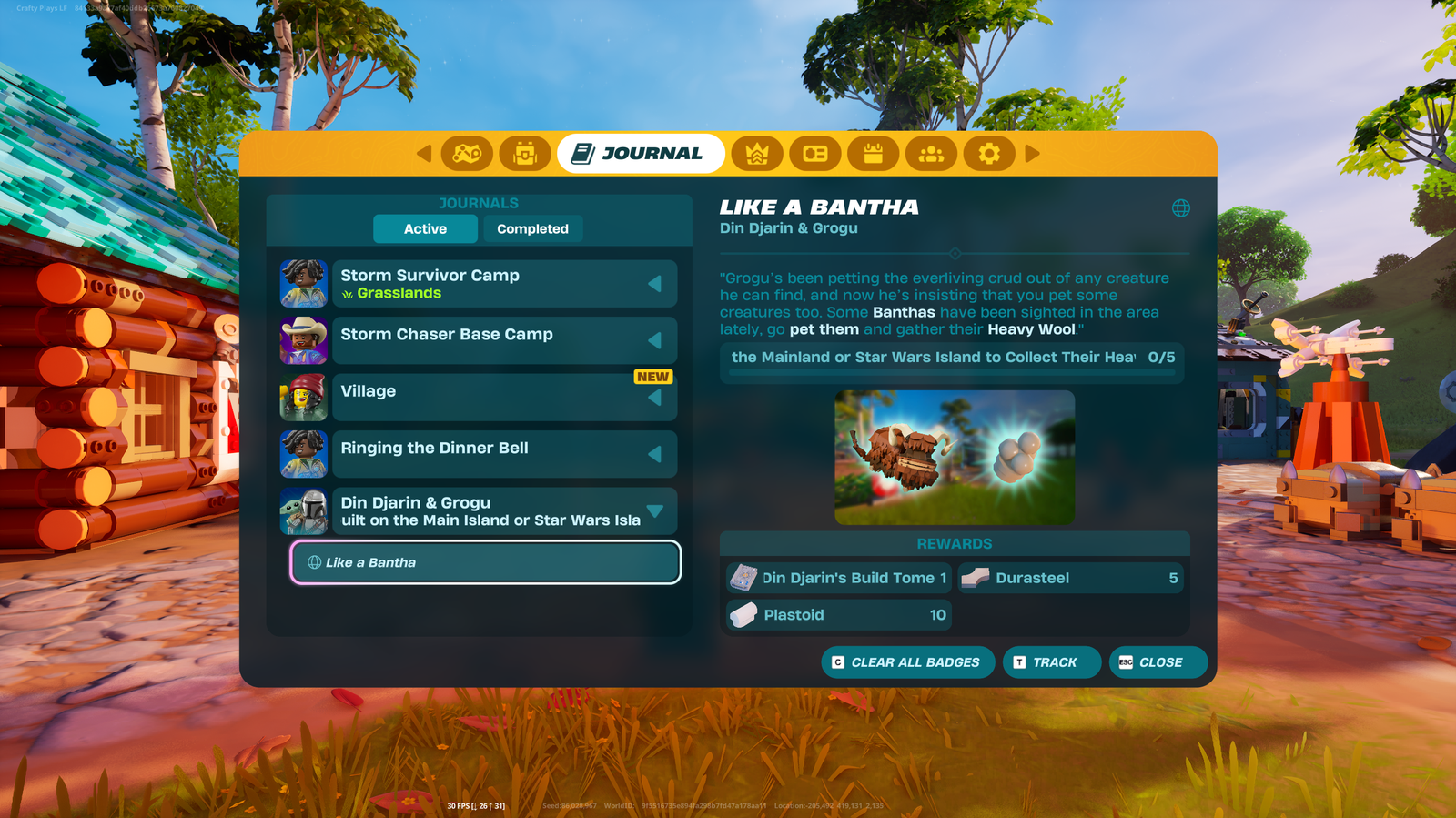 Journal #3: Star Wars Free Rewards