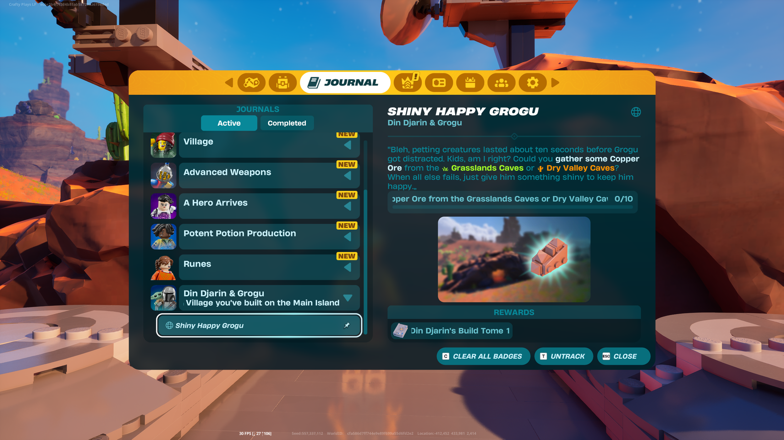 Journal #4: Star Wars Free Rewards