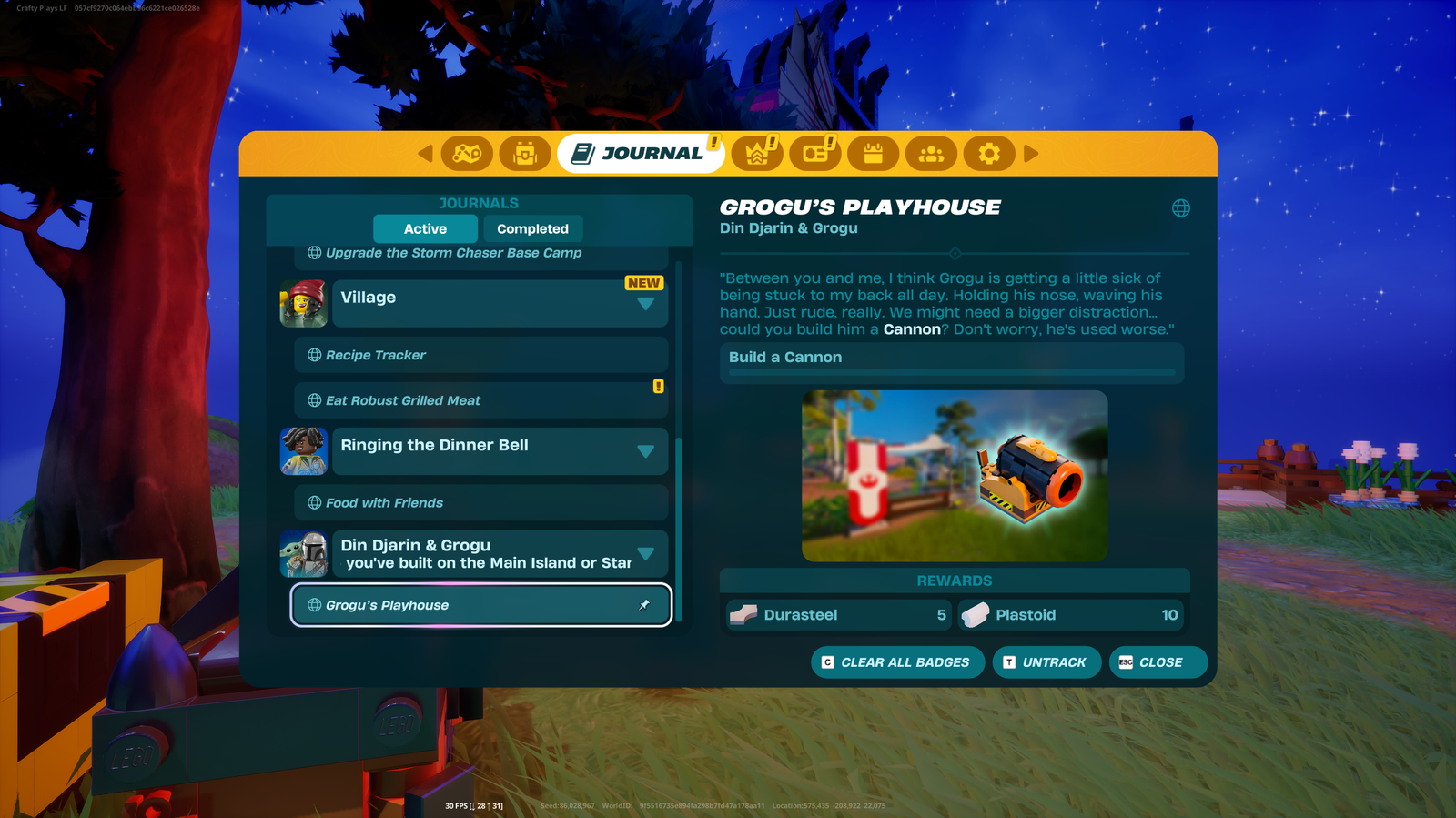 Journal #5: Star Wars Free Rewards