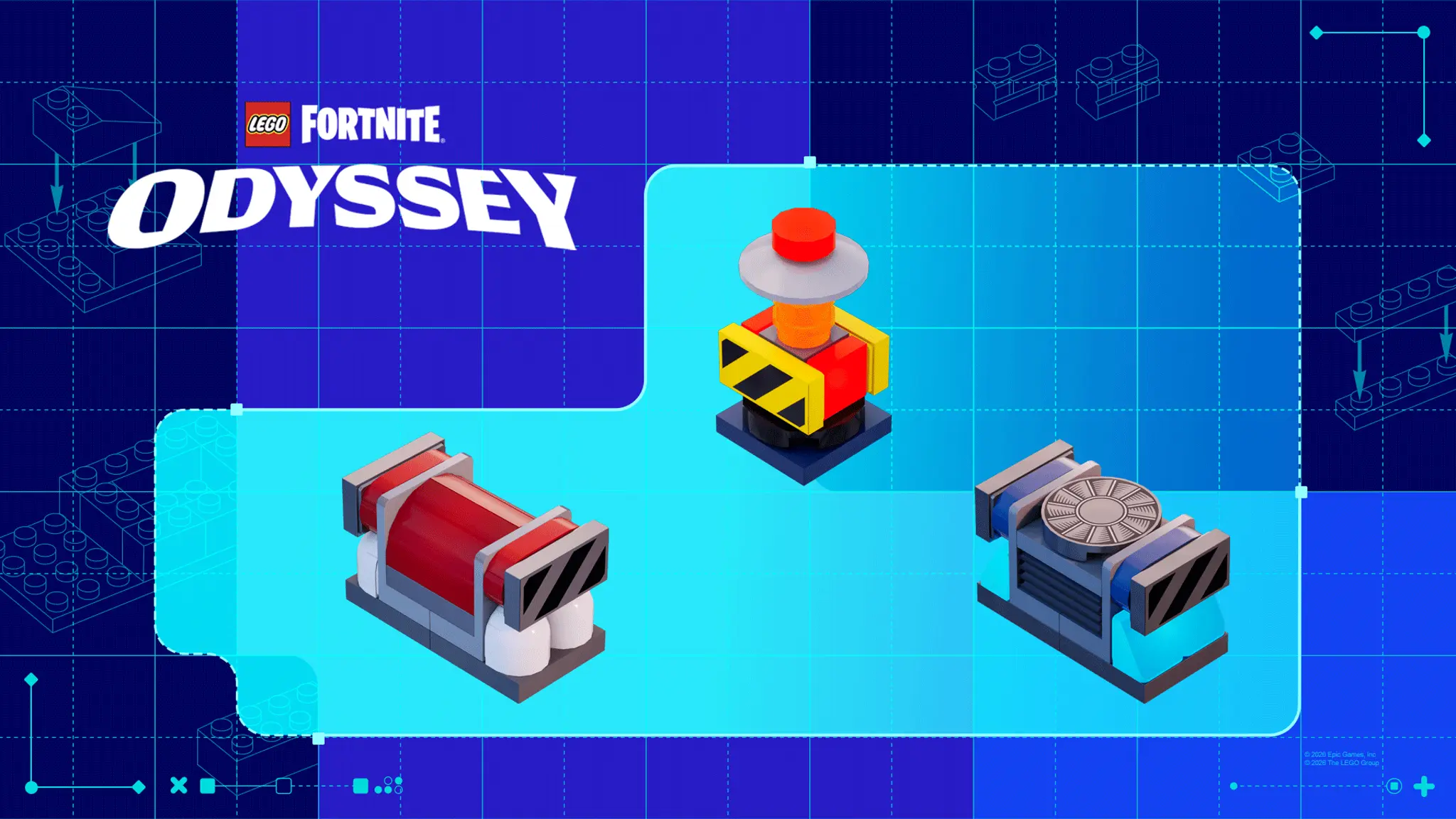 The new bricks arriving with the Knight Shift update in LEGO Fortnite Odyssey